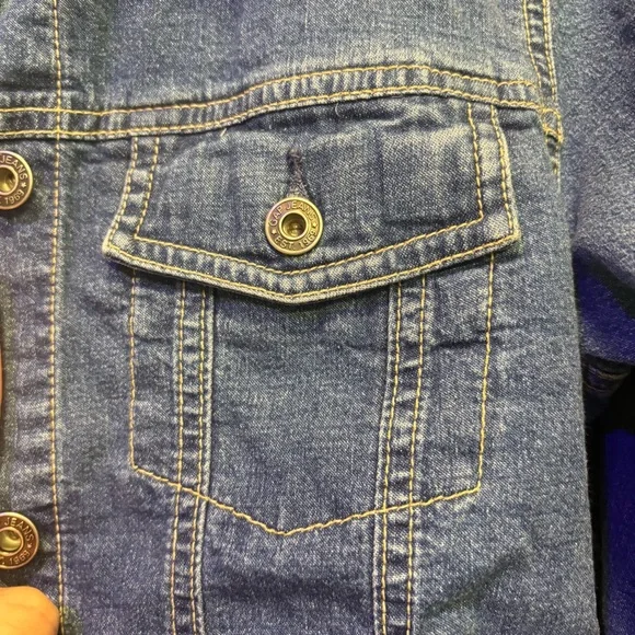 GAP Women’s Stretch Denim Cropped Jean Jacket | Size Small - Picture 5 of 8